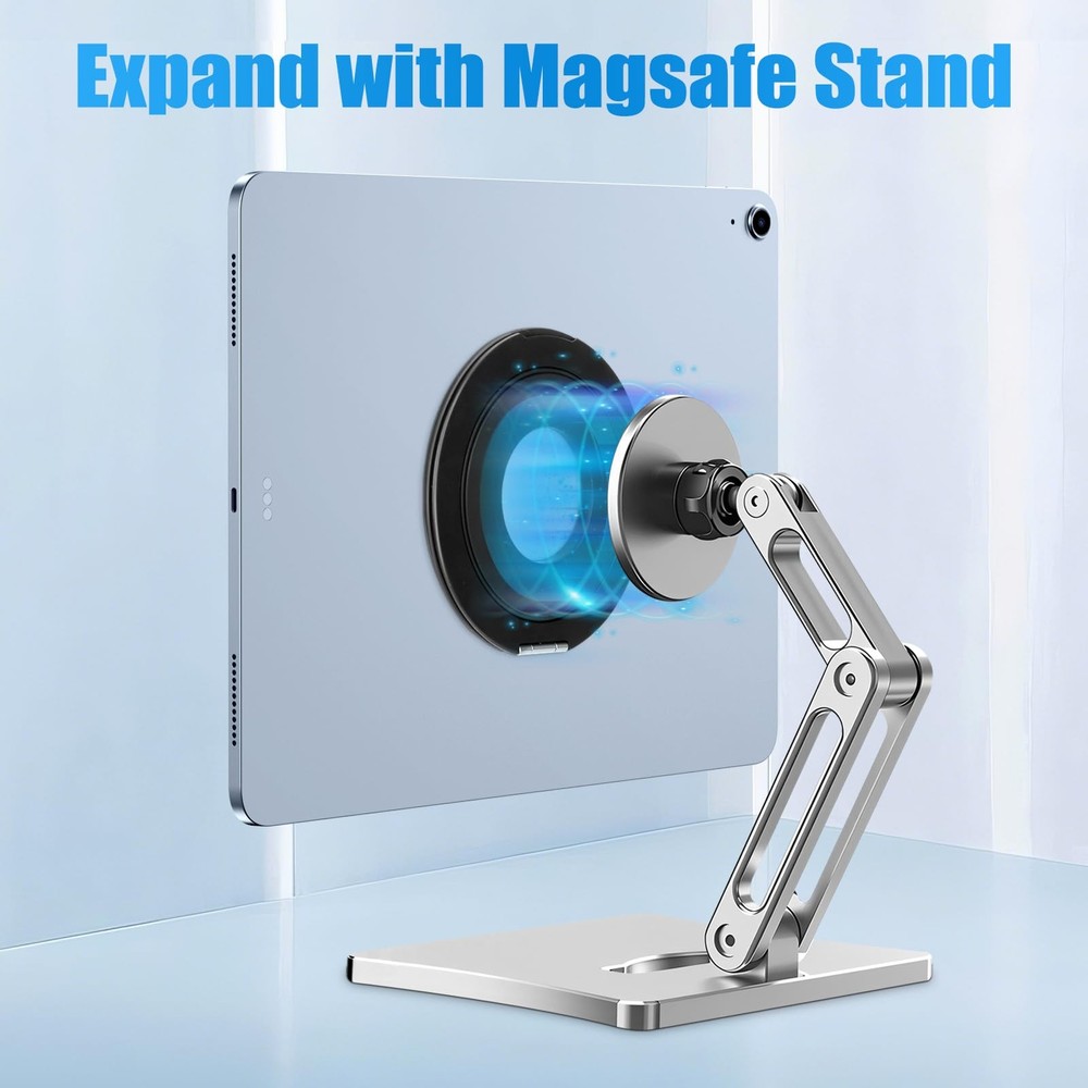 Universal Mount Holder Stand for iPad - 360° Rotating Ring Holder Handle Brac...