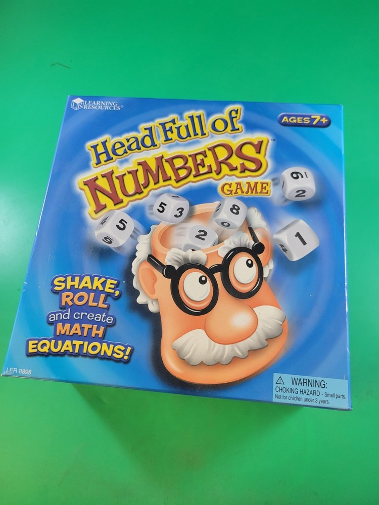 HEAD FULL of NUMBERS Math Equations Learning Game 2006 100% COMPLETE