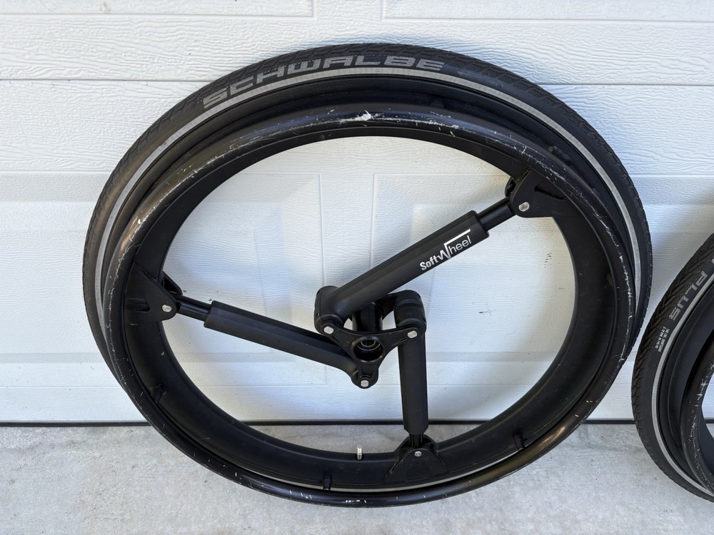 Softwheel Suspension Wheelchair Wheels (pair)