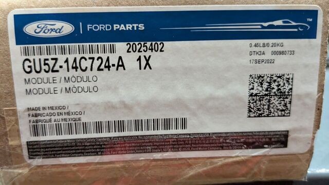 Genuine Ford Control Module GU5Z-14C724-A