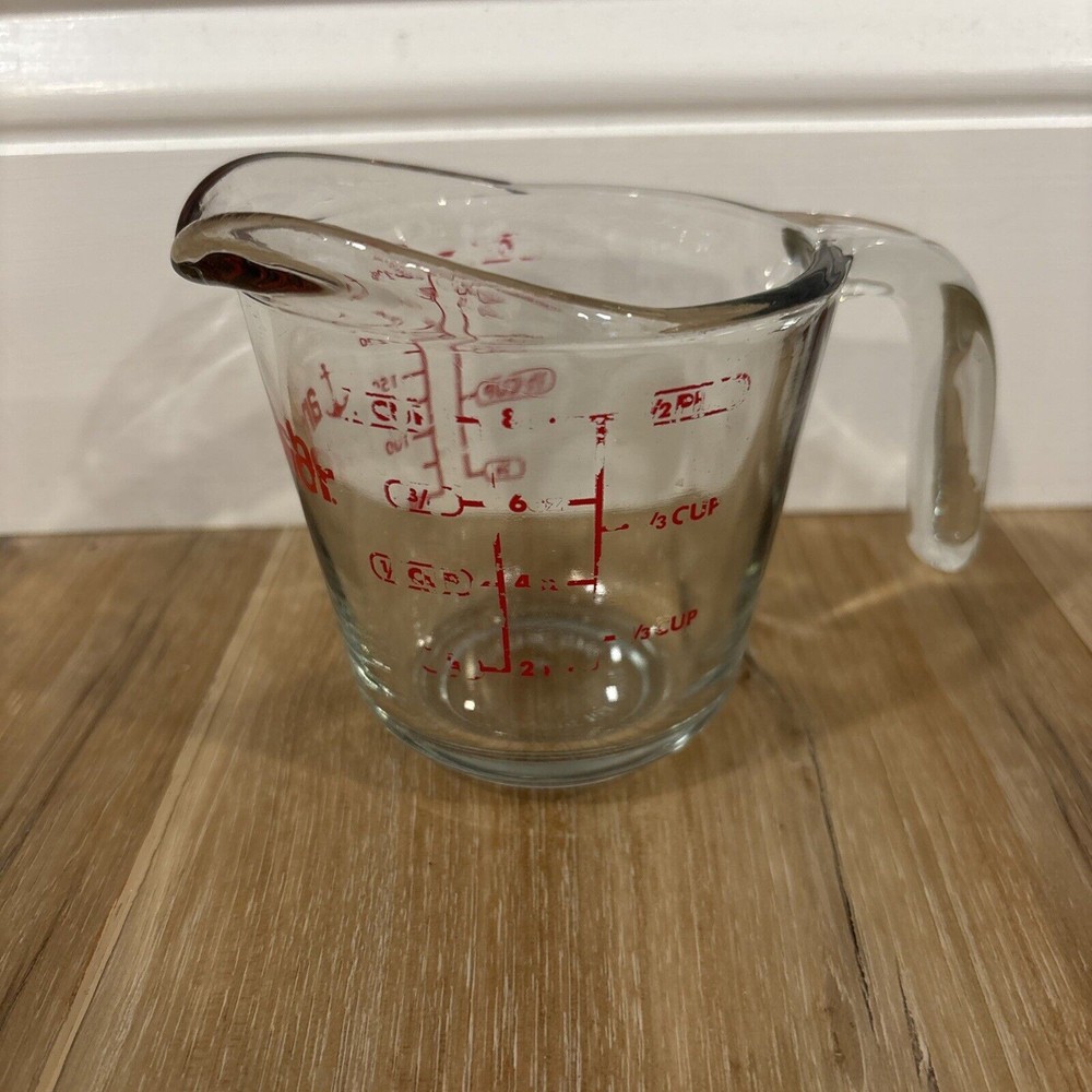 Anchor Hocking 1 Cup Liquid Measuring Cup Glass With Handle