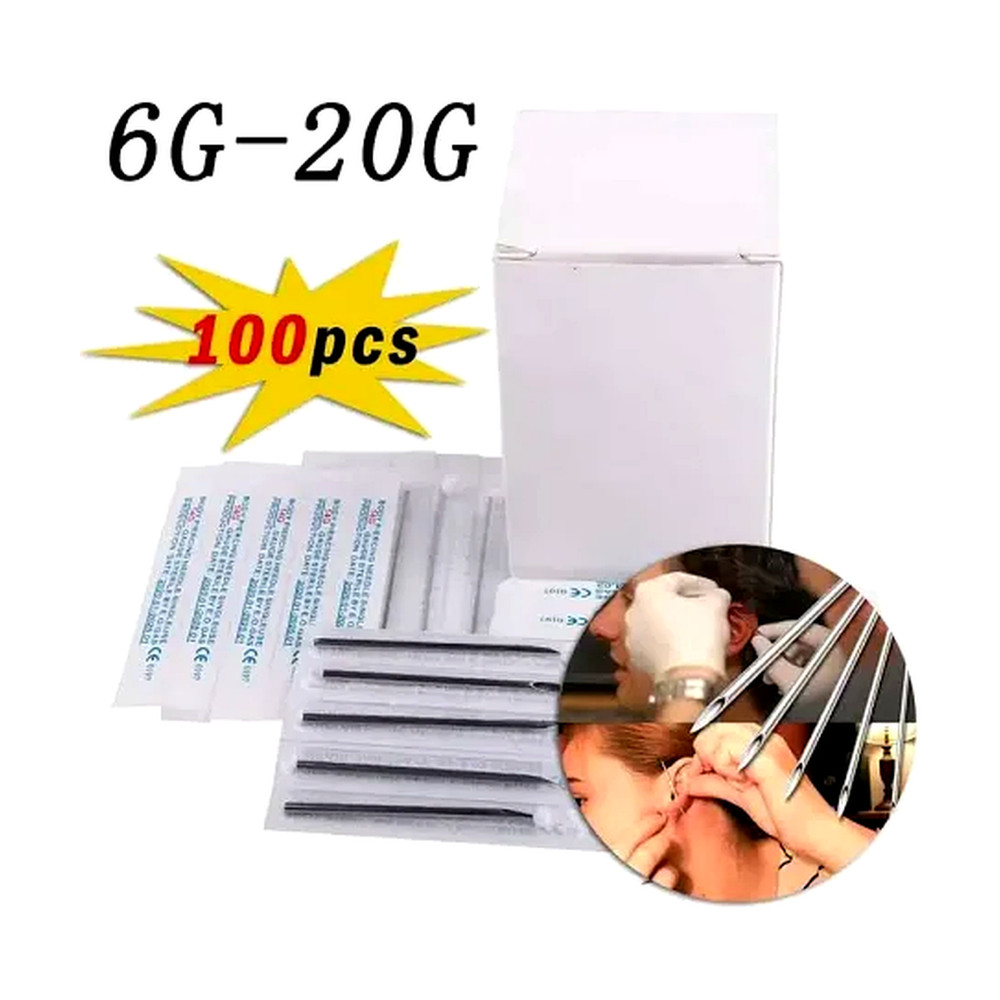 100pcs Tattoo Piercing Needle All Sizes