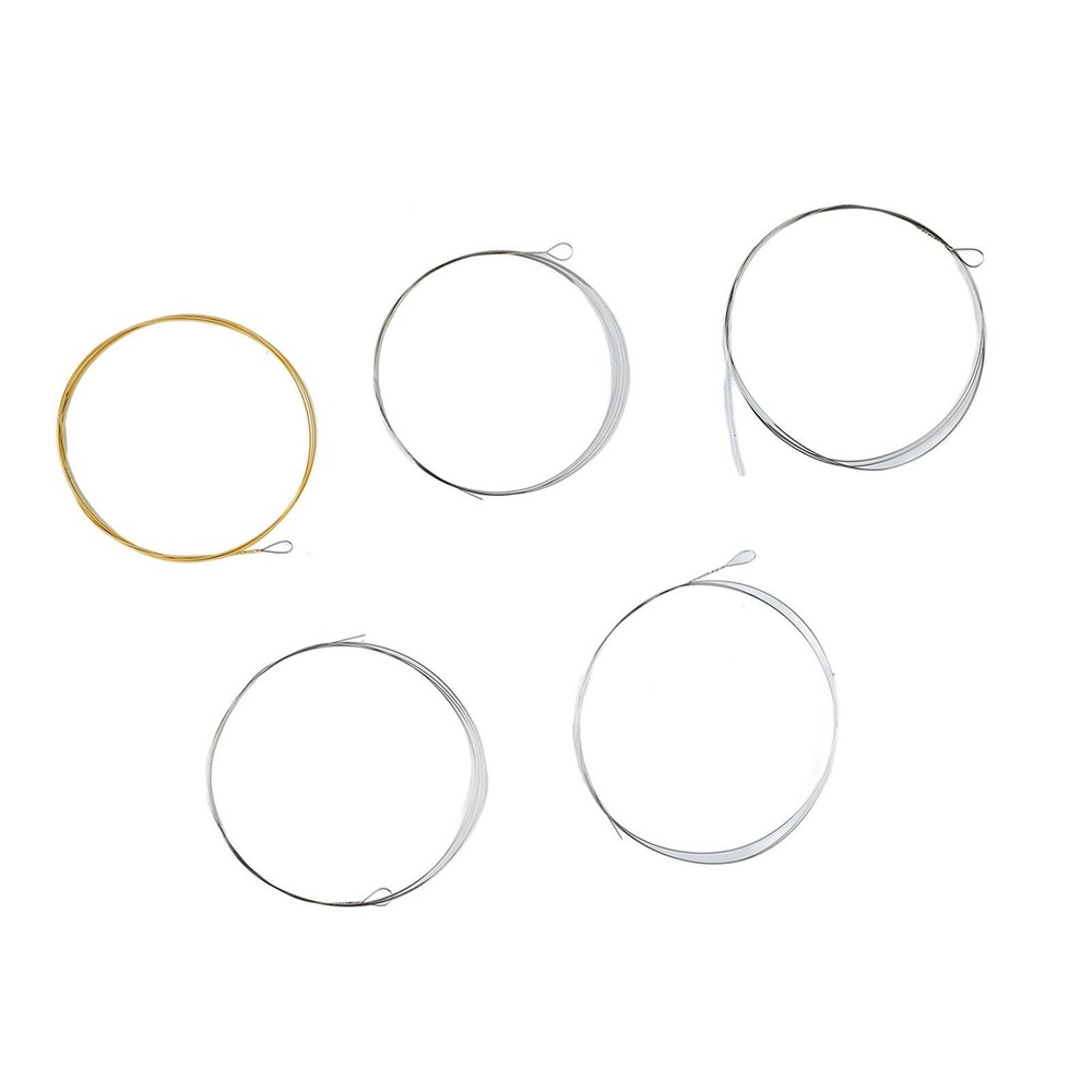 5 String Banjo String Stainless Steel Full Resonance Thick High Notes Strings