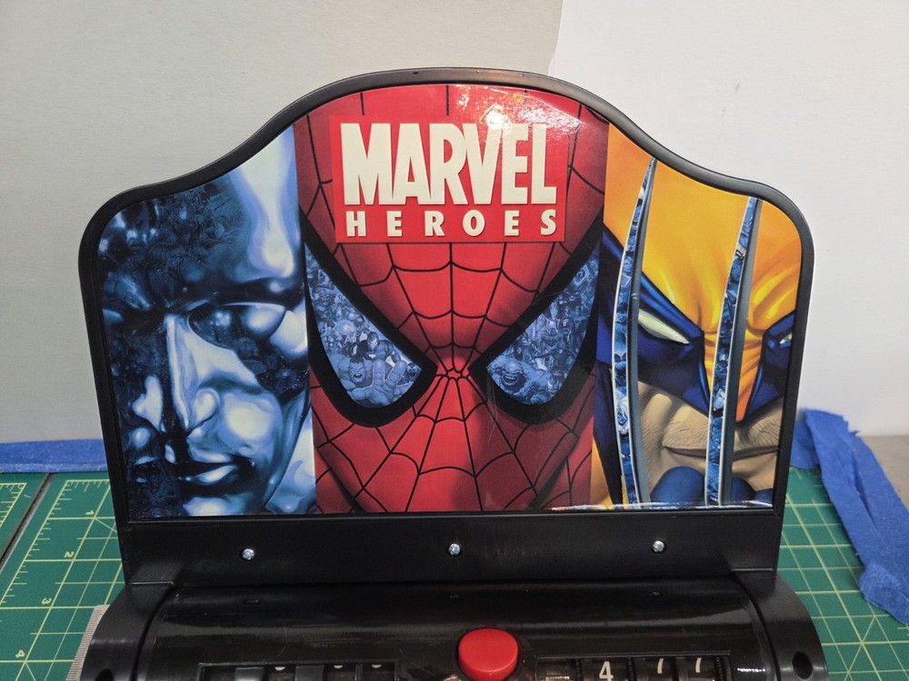 Marvel Heroes Pinball Machine Electronic Tabletop Arcade Toy Vintage TSTD *READ*