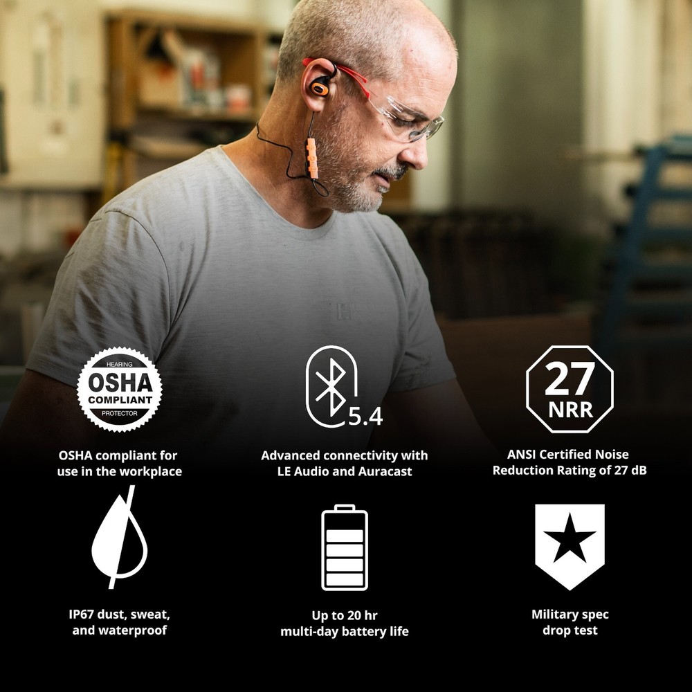 ISOtunes PRO 3.0 Bluetooth Ear Protection- 27 dB NRR