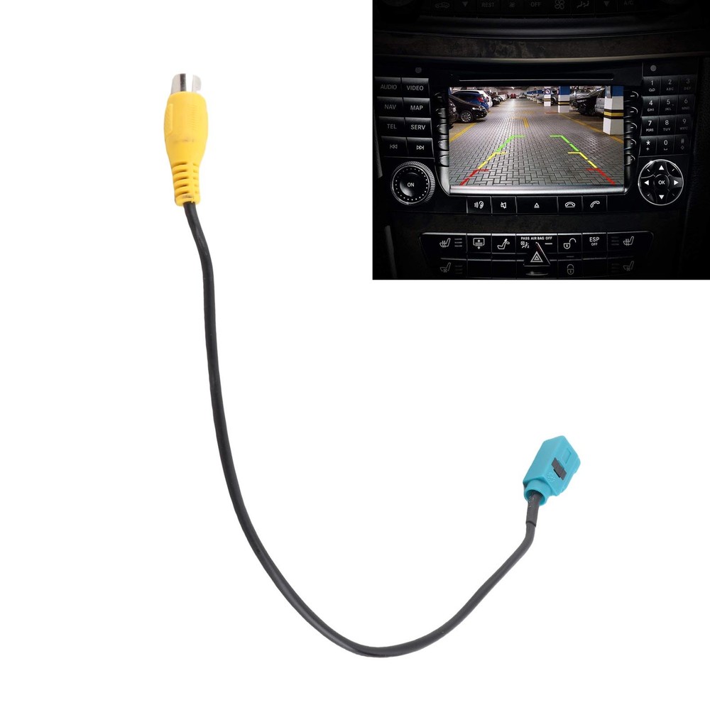 Reverse Camera Video Adapter Cable Copper Core Cord Fit For W204 C180 E SU2