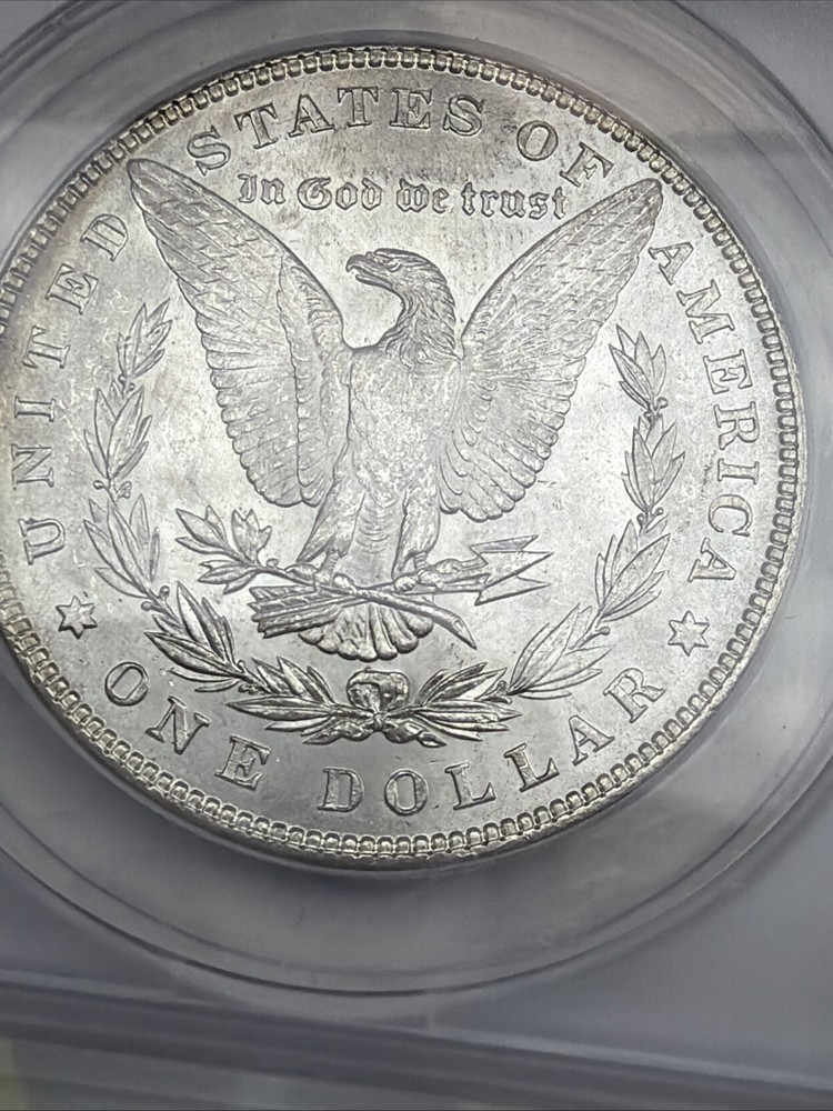 1884 Morgan Silver Dollar ANACS MS63 90% Silver