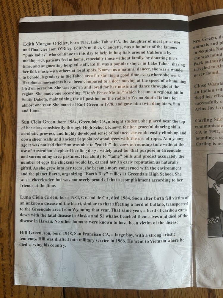 Neil Young Greendale Show Bill - 2003 Tour
