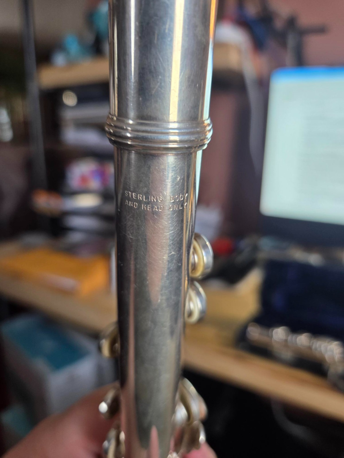 Armstrong Model 80 Sterling Silver Open Hole Flute – USA – Case – Vintage