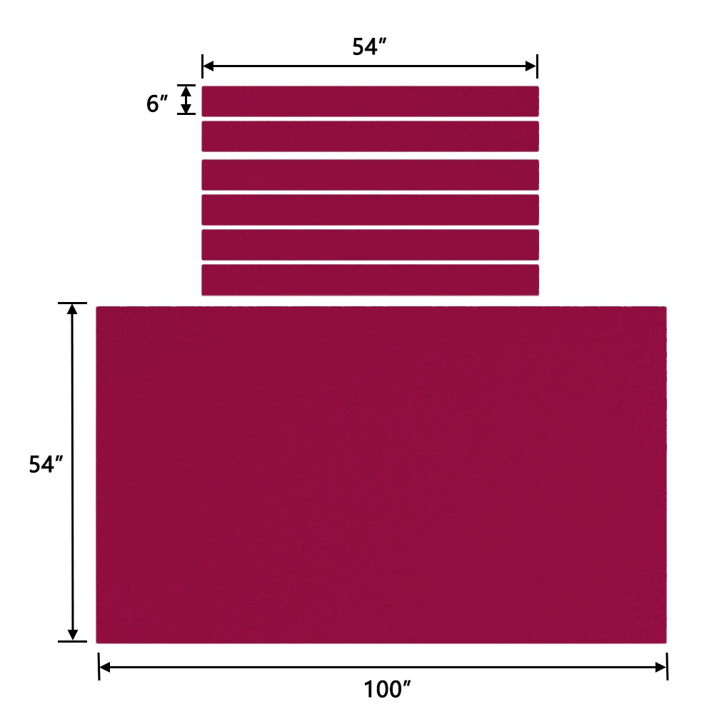 Pre-Cut Worsted Pool Table Felt Fast Speed Billiard Cloth Red for 7/8/9FT Table