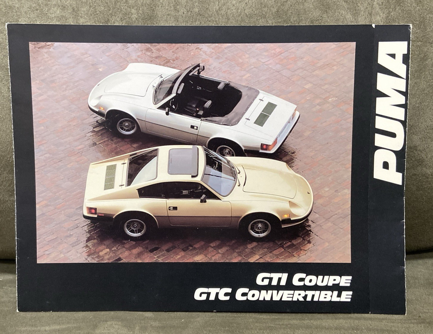 PUMA Sales Brochure GTC & GTI Models USA version kit car literature BRAZILIAN