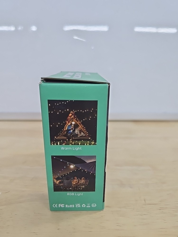 Multi-function Camping Lamp RGB Light String (Kxk-828) (29.5Ft), New In Box