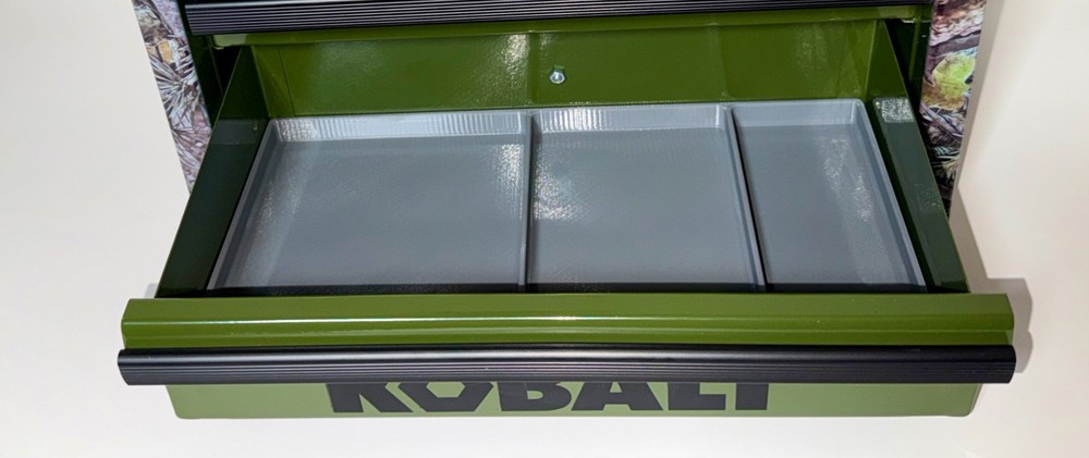 Kobalt Mini Toolbox Drawer Organizer Insert – Utility Layout - Gray