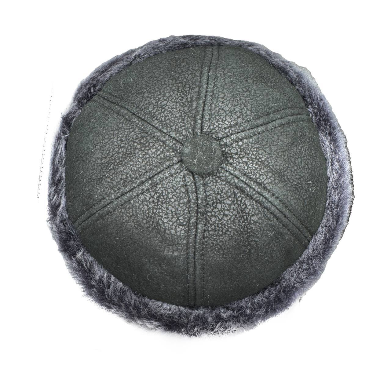 Real Shearling Sheepskin Winter Hat | Fur Beanie Leather Skull Hat