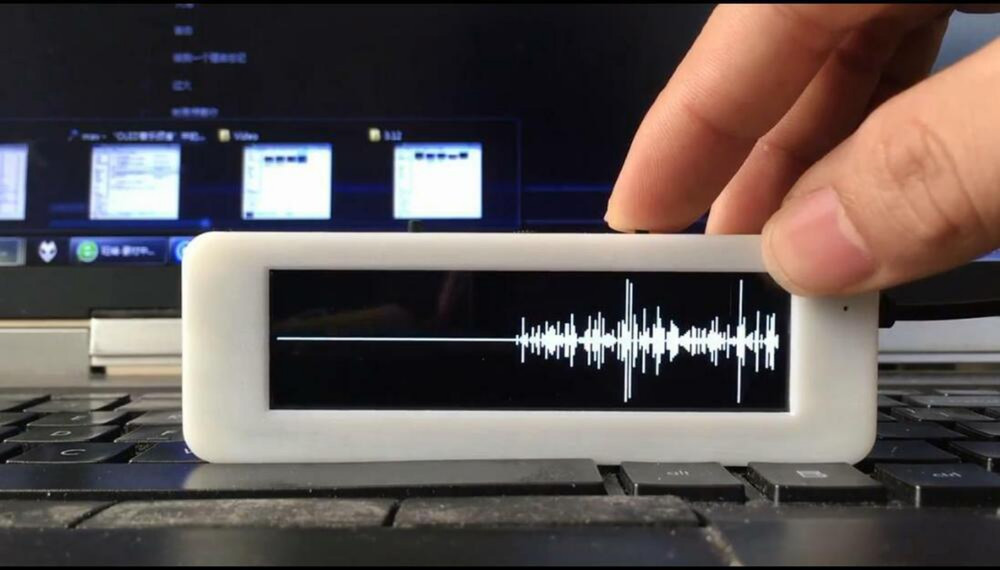 3.12 inch OLED Audio Level Indicator Mic Spectrum Display Analyzer VU Meter