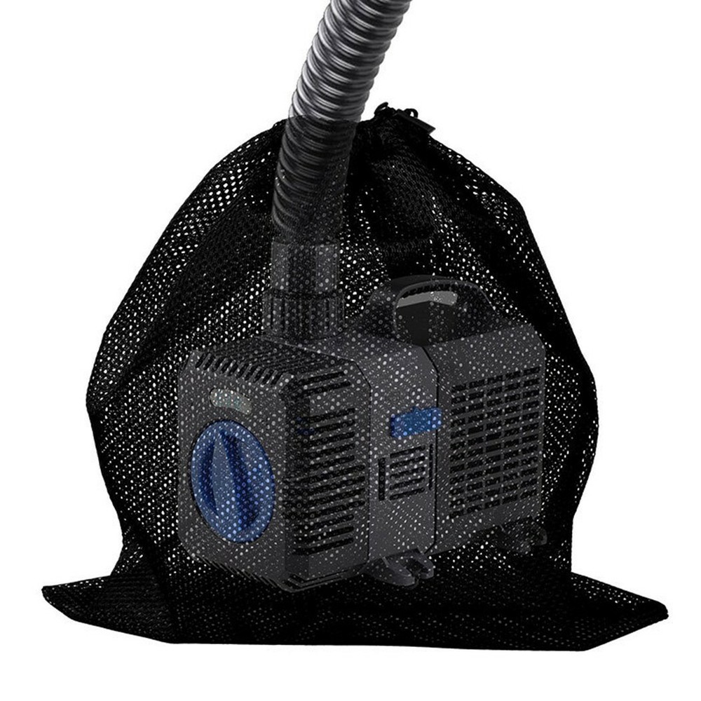 Water Pump Filter Bag Tear Resistant Drawstring Pond Pump Barrier Mesh-Net