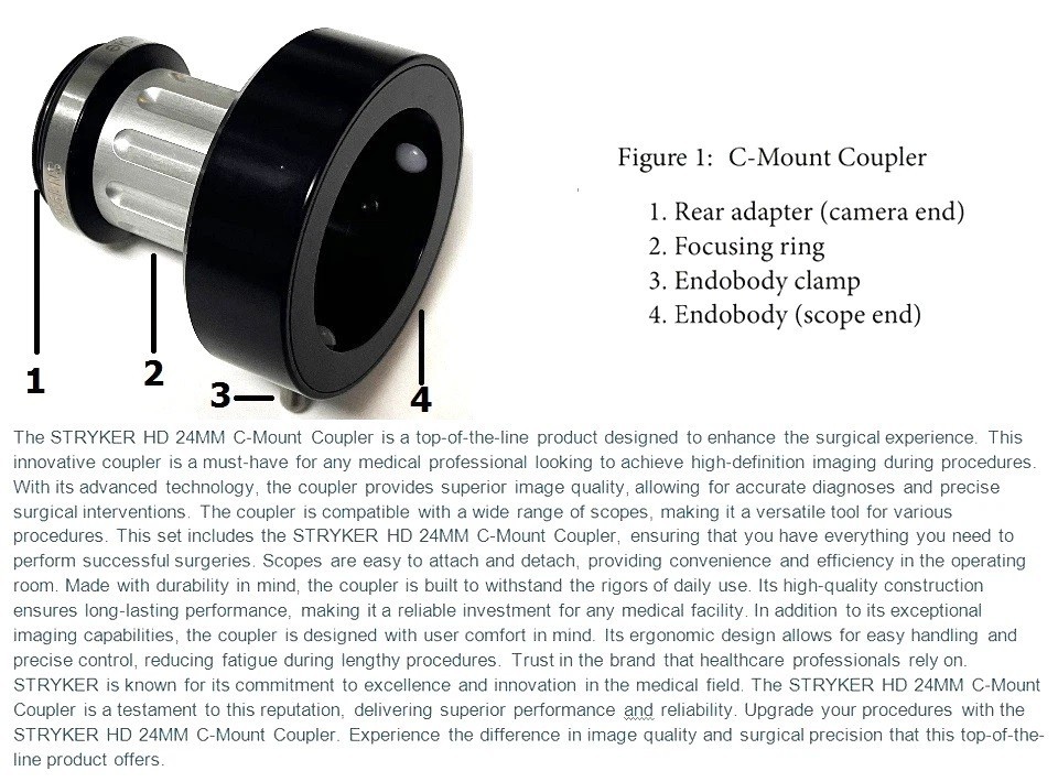 Rigid Stryker Endoscope Laparoscopy HD USB Portable Camera+LED Light Source+App