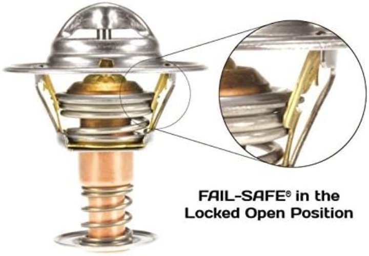 Fail-Safe Thermostat for Vehicles - Locks Open to Prevent Engine Damage