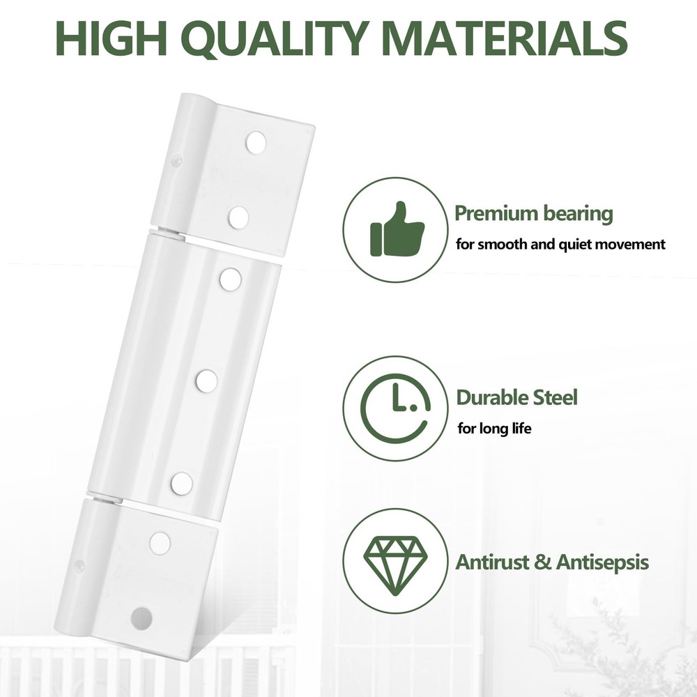 Storm Door Hinges Replacement fits for Larson White Screen Hinges,