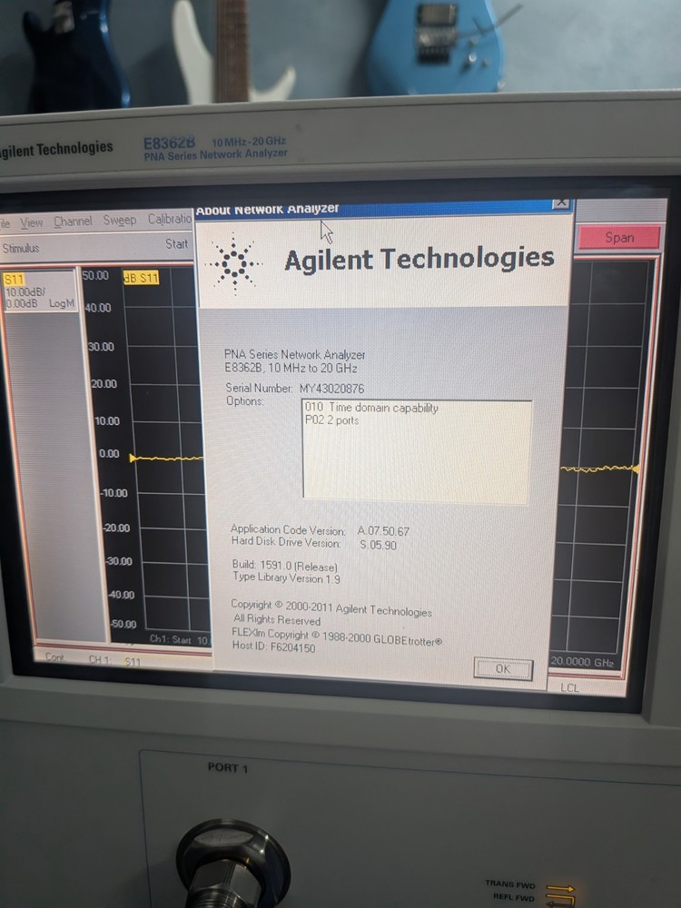 🔥 Agilent E8362B 10Mhz-20GHz Vector Network Analyzer ~ Calibrated! w/options.