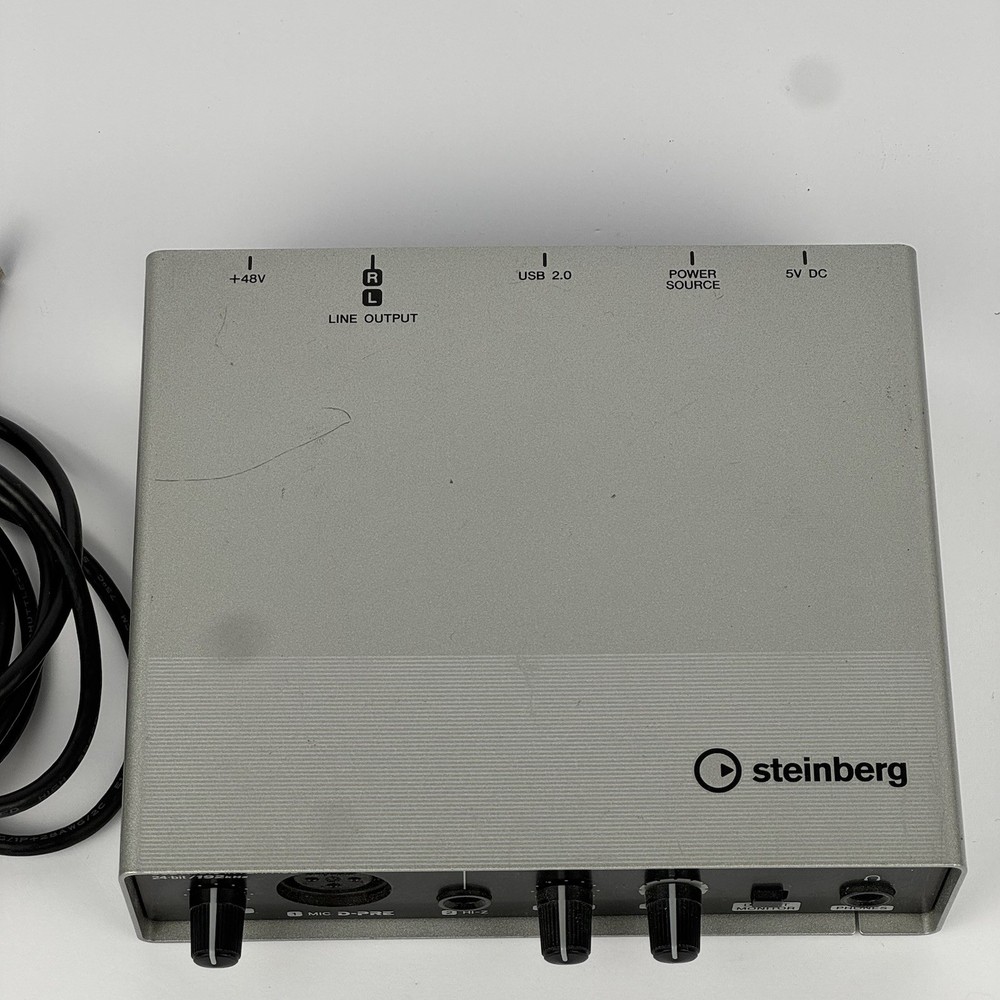 Steinberg UR12 USB Audio Interface Pre AMp 24-Bit 192kHz w Cable *READ*