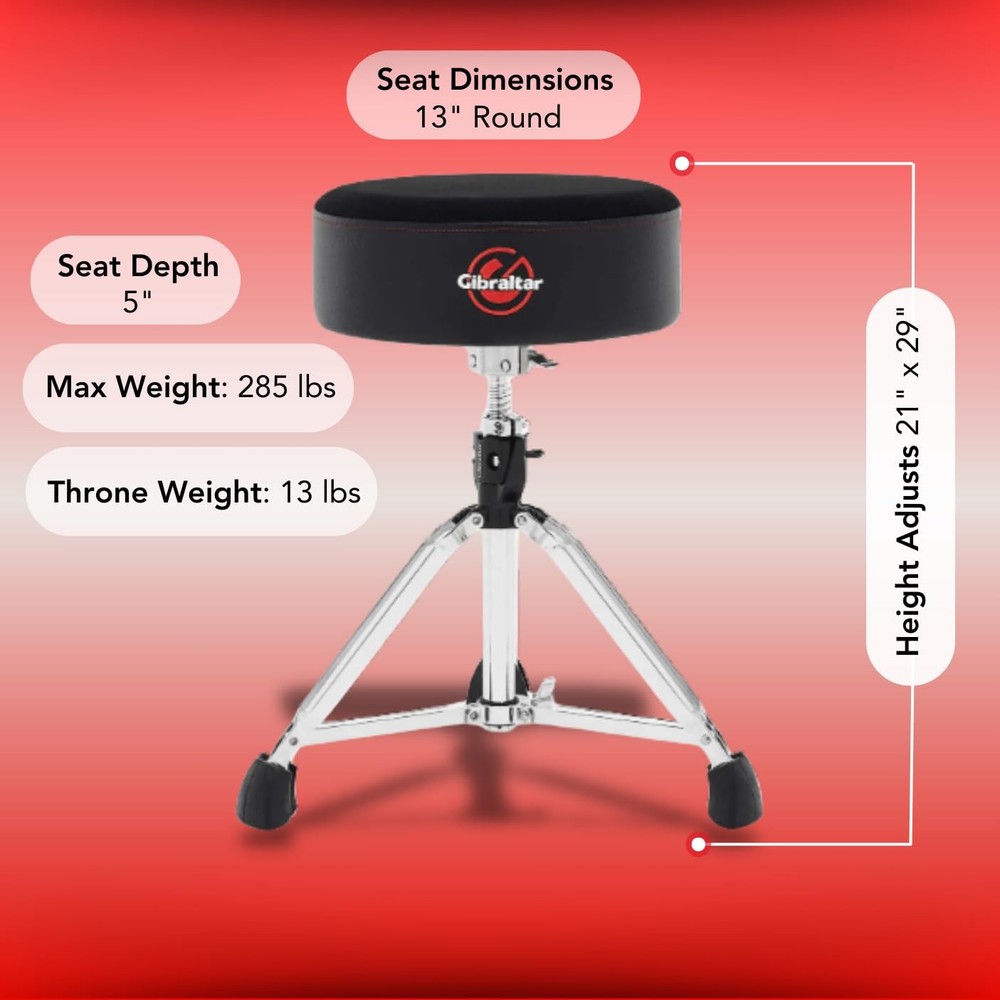 Gibraltar 9608-SFT Softy Drum Throne
