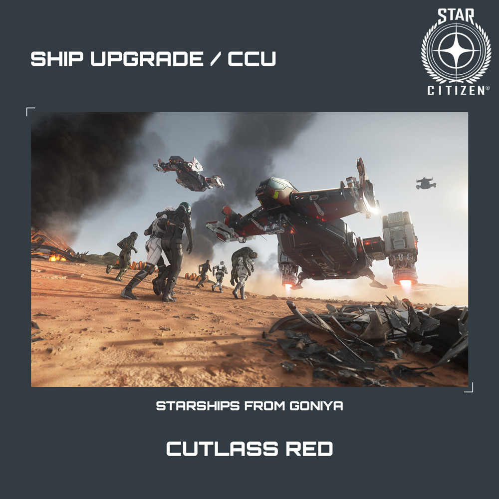 STAR CITIZEN - DRAKE CUTLASS RED UPGRADE - (CCU)