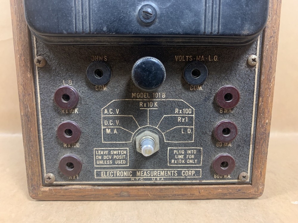 EMC Model 101B Volt OHM Meter - Electronic Measurements Corporation - UnTested