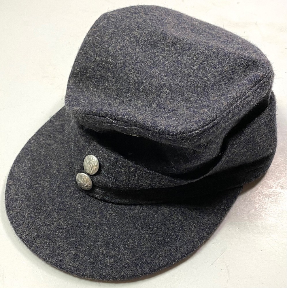 WWII GERMAN LUFTWAFFE BLUE WOOL M43 COMBAT FIELD CAP-LARGE