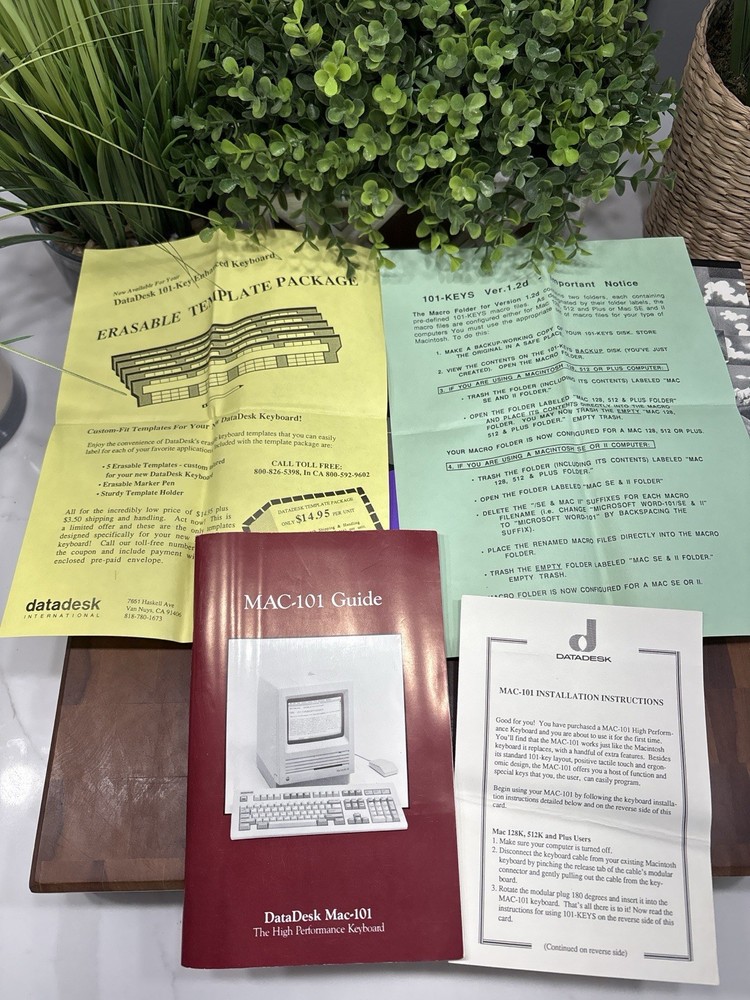Vtg Apple Mac Software Lot LaundroMac MacLAN MacLinkPlus Copy II Plus eMerge