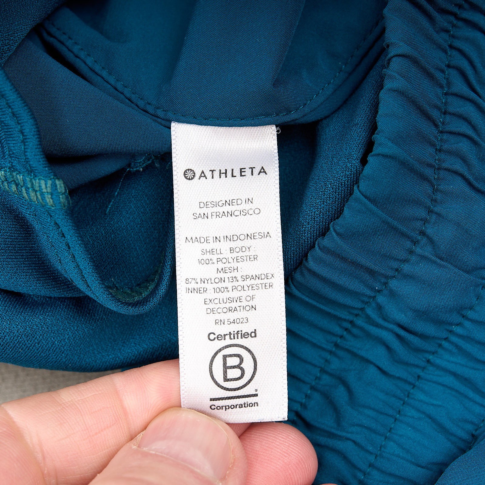 Athleta Lined Racer Run Shorts 4 Inch Inseam Teal Sz M Athletic Workout Running