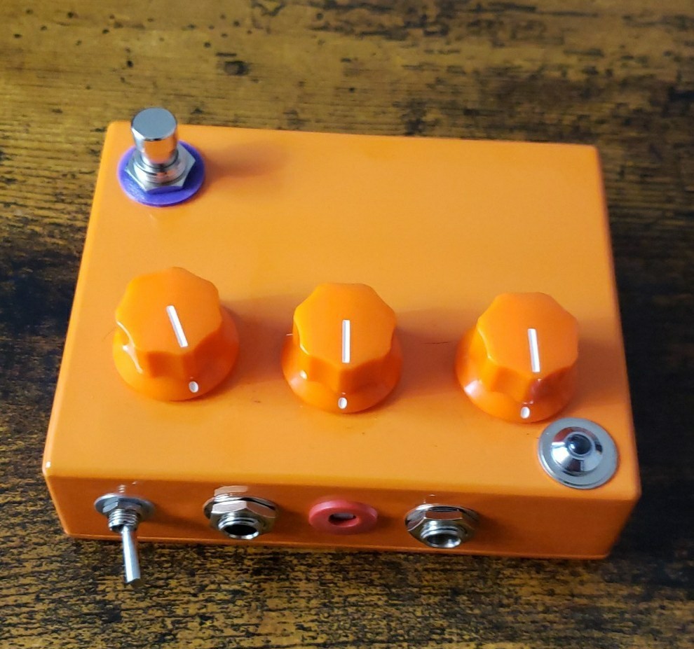 Orange Crush Distortion Pedal