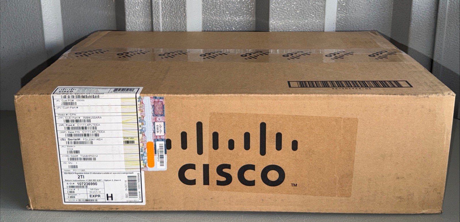 Cisco C1111-4PLTEEA 1100 Series 4x Gigabit LAN 2x Gigabit WAN PoE * New Sealed *