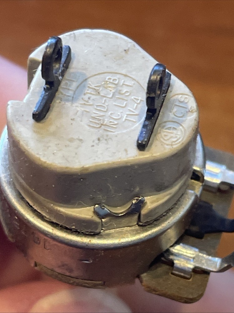 New Old Stock RCA Variable Resistor Push Pull Switch 40k Ohm Part # 137019