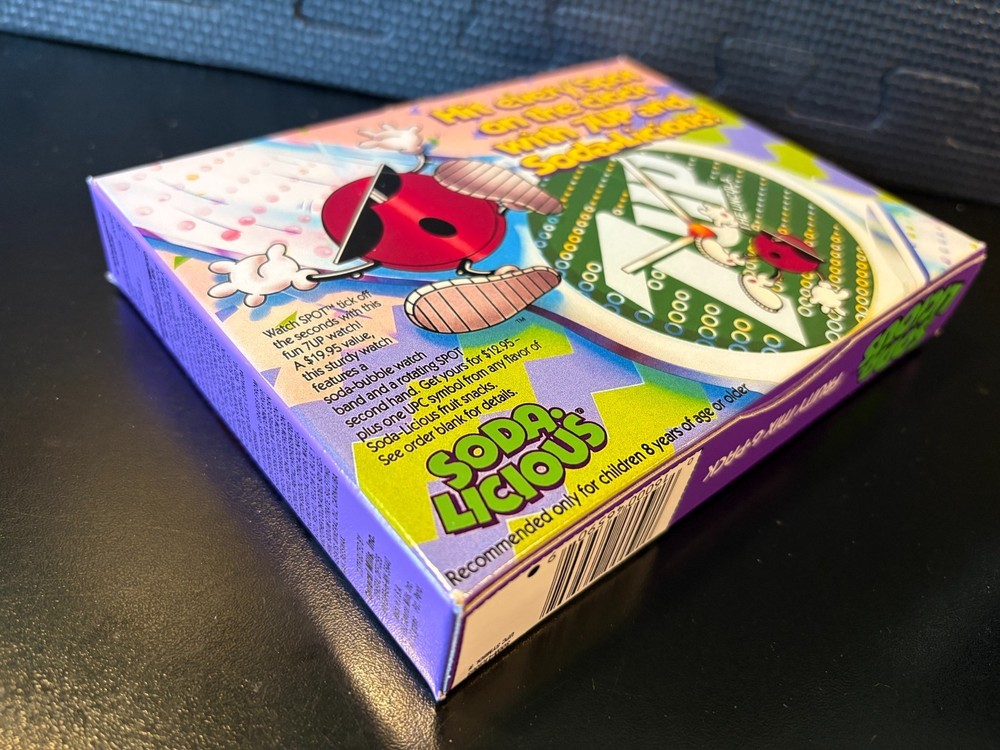 Soda Licious fruit snacks - Empty custom design display box