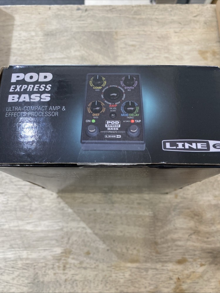 Line 6 POD Express Bass Amplifier Modeler and FX Processor Pedal