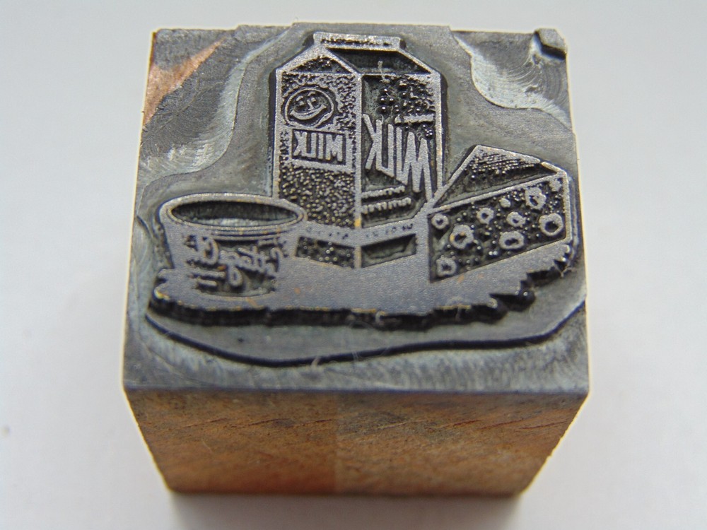 Printing Letterpress Printers Block Milk & Cheese