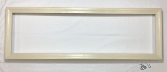 Almond Garage Door Window Kit Amar Long Panel Interior Ext Frame Insert No Glass