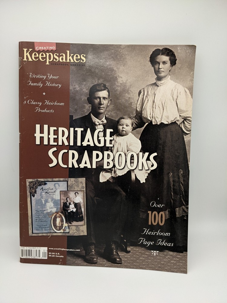 Creating Keepsakes Heritage Scrapbooks 100 Heirloom Page Ideas