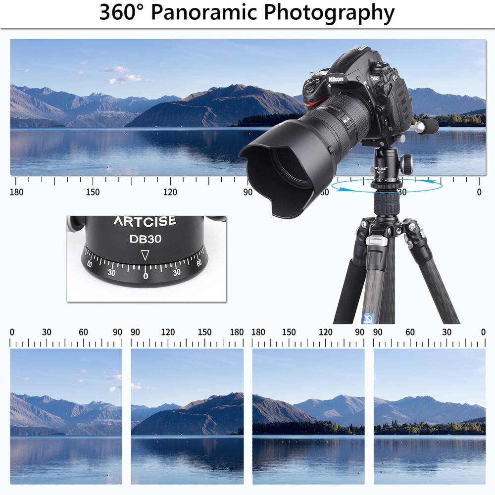 Tripod Fluid Video Head Camera Tripod Head Ball Head Mount Panoramic Head