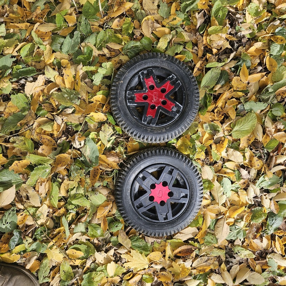 PAIR Drive Wheels Tires for Quantum Edge 3, Red