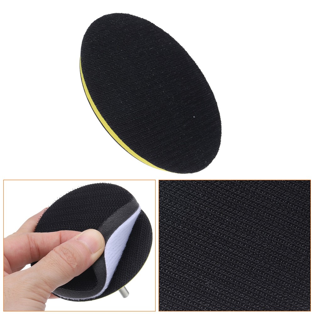 6" Hook and Loop Backing Sanding Pads with M14 Thread, Y and B 2Pcs