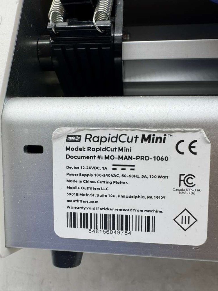 Mobile Outfitters RapidCut Mini Starter Kit – Cutting Plotter Machine- USED