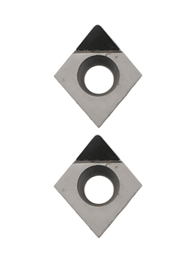 2pcs PCD Inserts CCGT060204 Designed for CNC Processing For Aluminum Copper