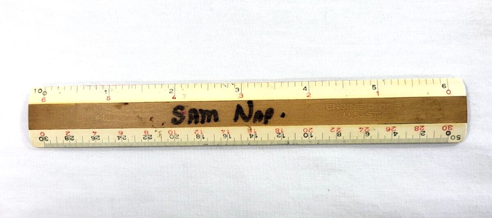 Alvin #269 Boxwood Ruler Engine Divided + Case - W. Germany