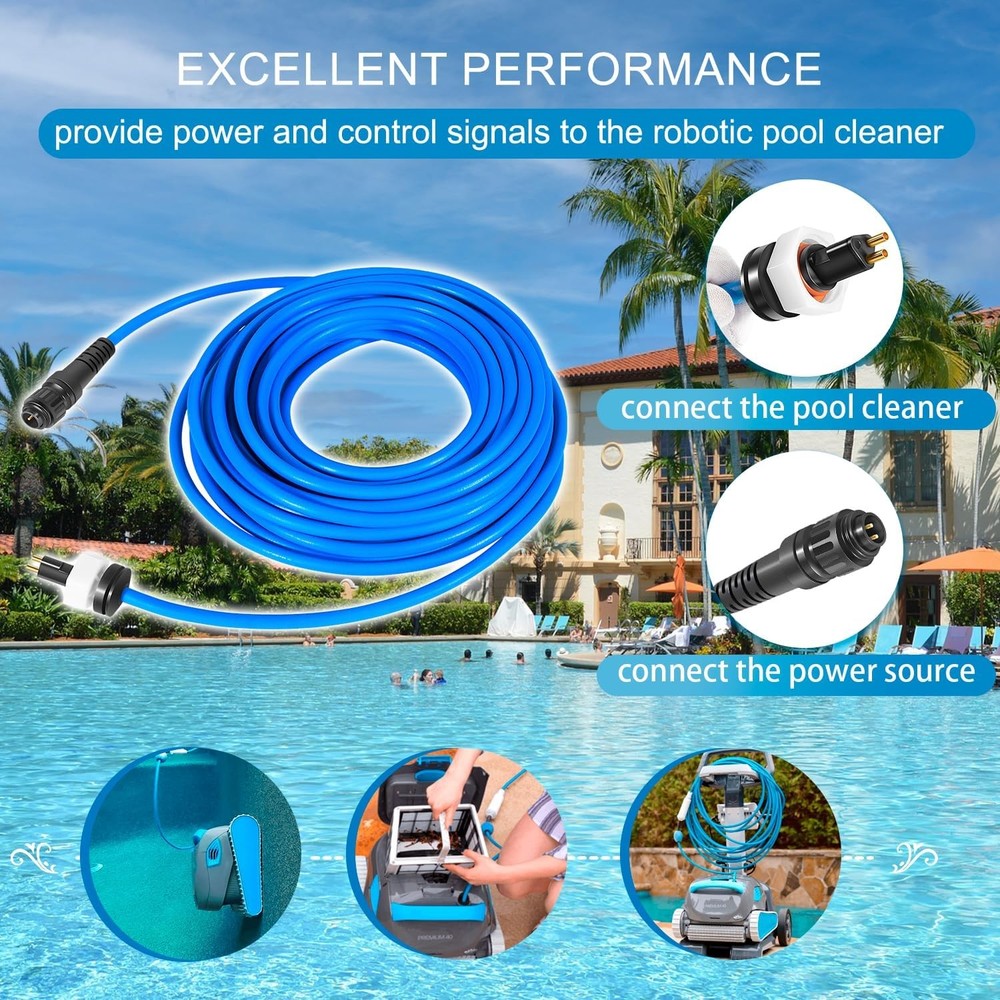 Replacement for Dolphin Maytronics PoolCleaner S200 Active20 Cable Cord 99958903