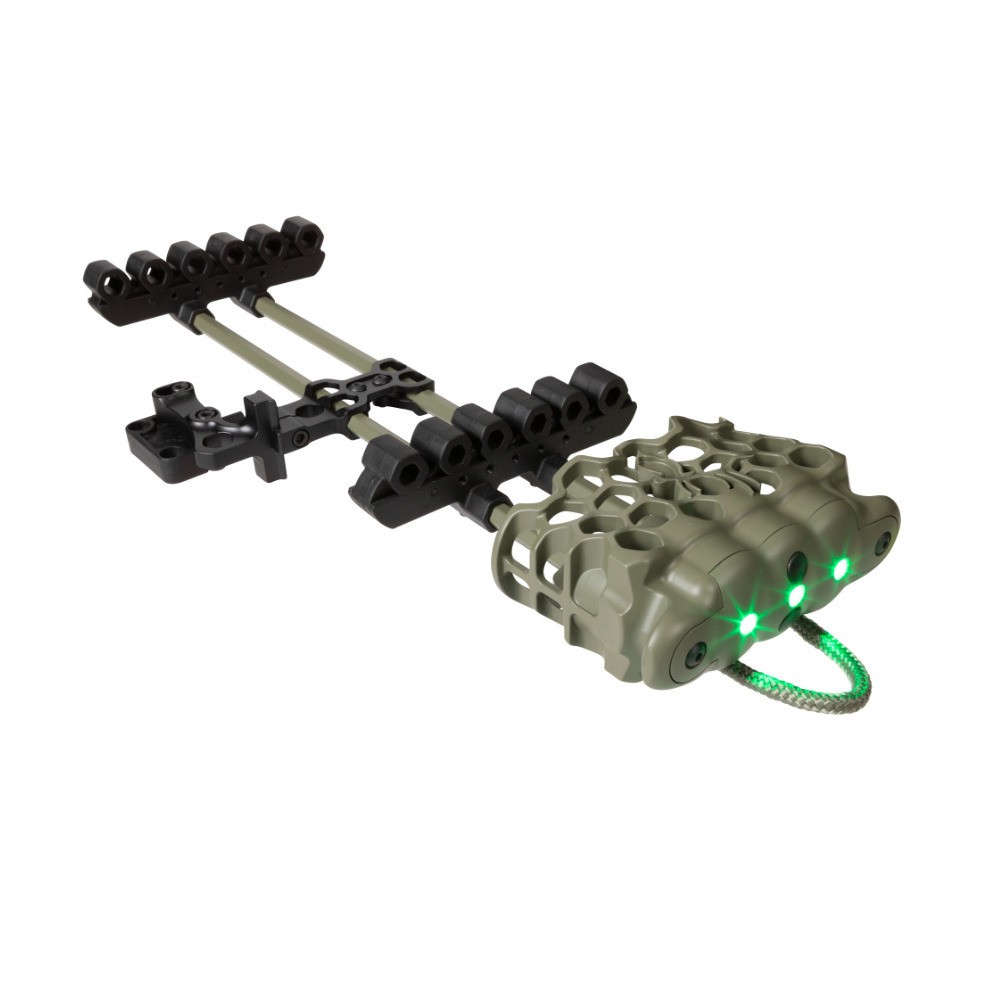 Trophy Ridge Hex Light Archery Arrow Quiver, Green