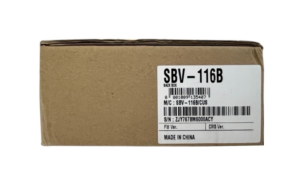 Hanwha Techwin SBV-116B Mount Bracket Back Box Adaptor for Vandal Dome Camera