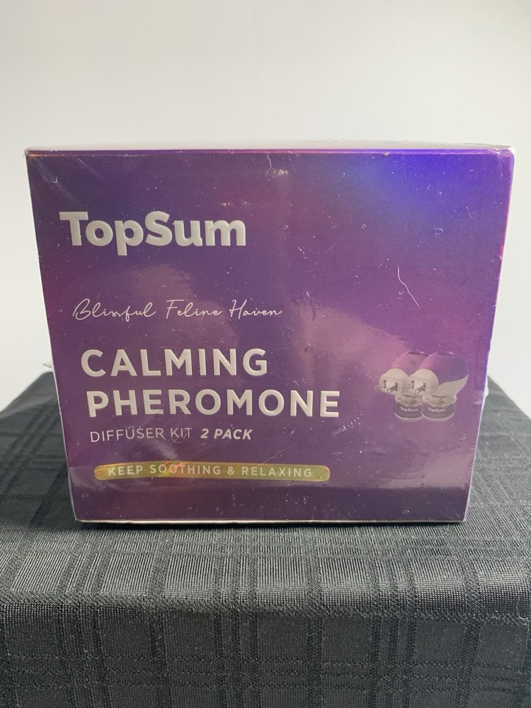Cat Calming Pheromone Diffuser Starter Kit: 2Pack - 2 Diffusers & 2 Refills