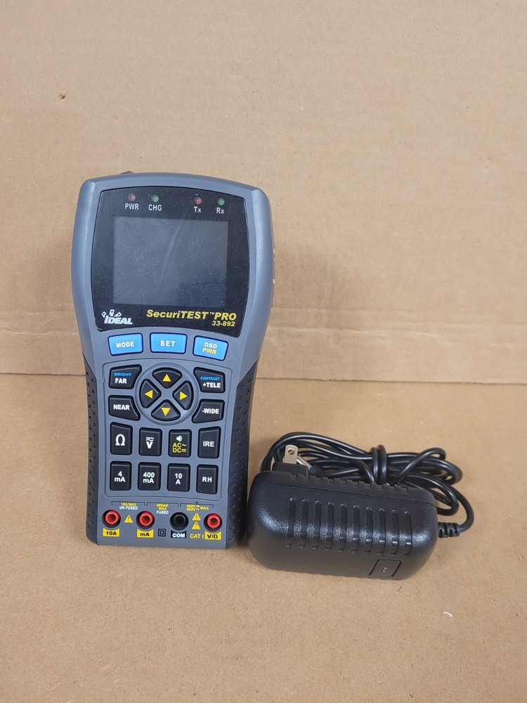 IDEAL NETWORKS 33-892 SECURITEST PRO MULTI-FUNCTION CCTV TEST (NO LEADS)